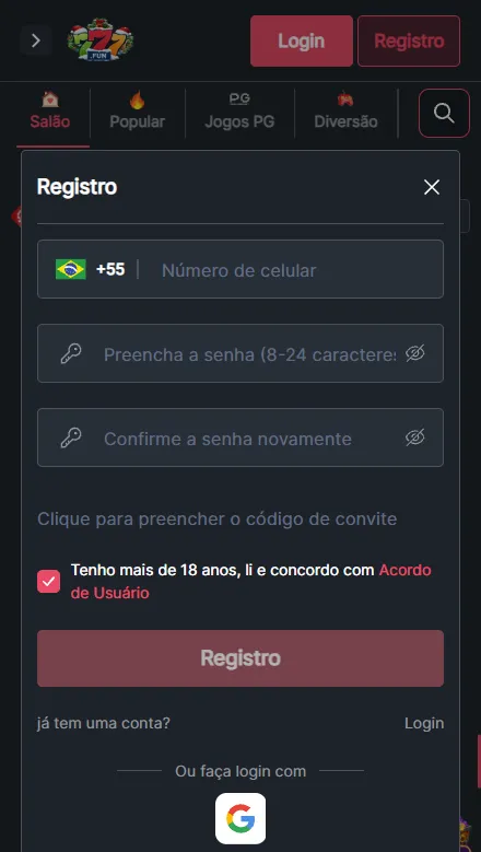 Cadastro na plataforma 777bet – passo a passo para novos jogadores